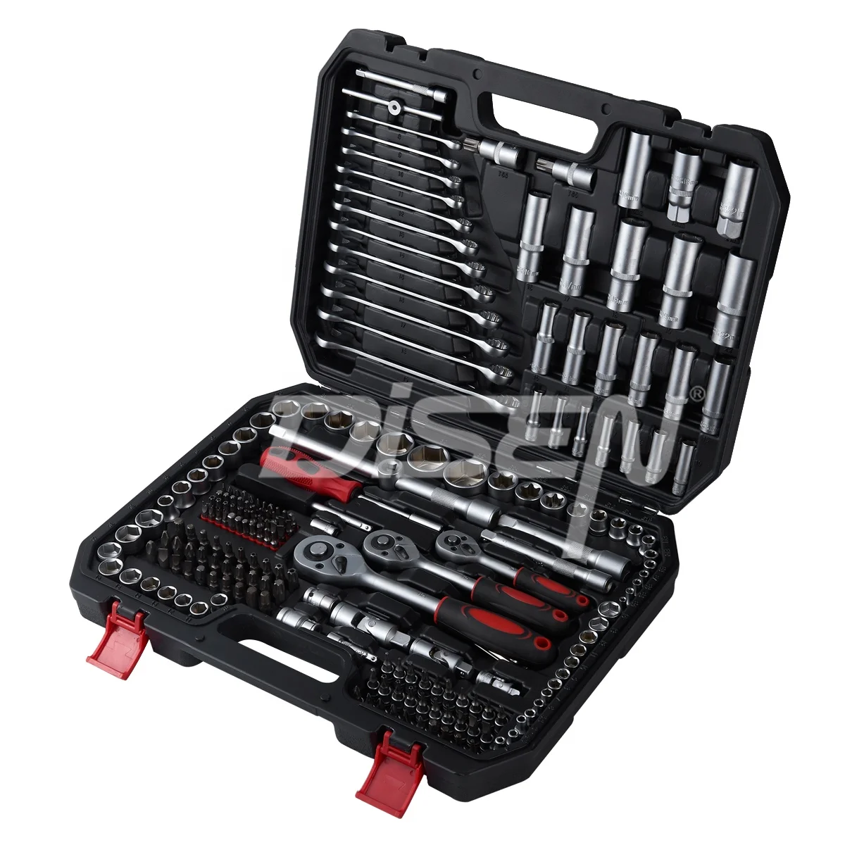 216PCS Hand Tool Kit Set Wrench Set Professional Mechanic Tool Box Set