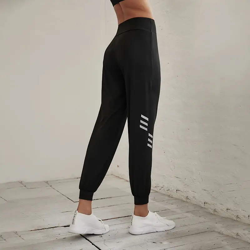 
custom fitness clothing loose yoga dancing harem women night running pants 