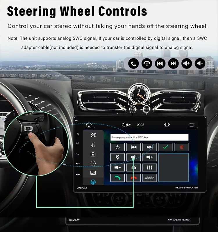 Автомагнитола 9 дюймов 1din 9010C
