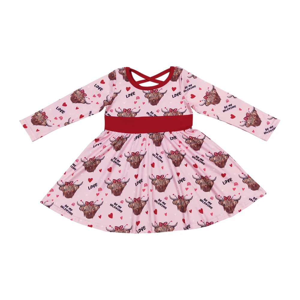 2024 be my valentines day dress baby girls  heart print dress my 1st valentines dress baby girls spring dress