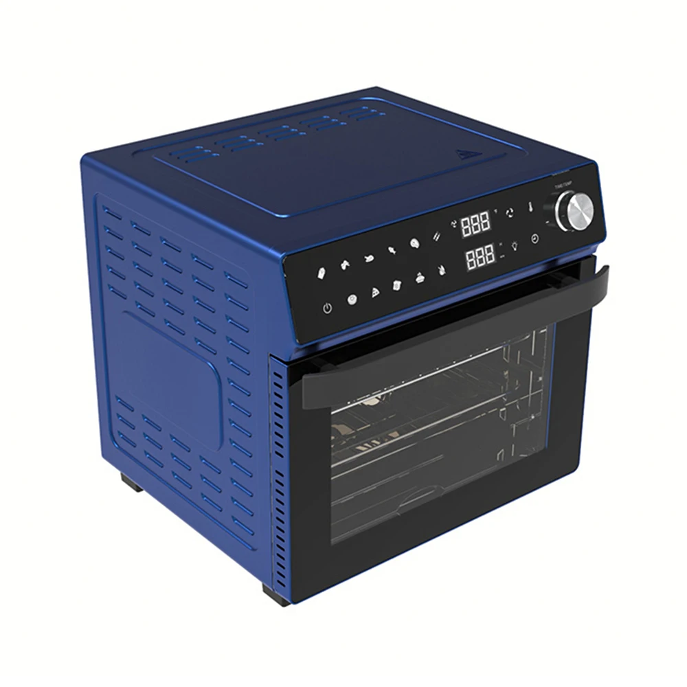 1700W 26 Liter Food Warmer French Fries Pizza Electric Oven Air Fryer Oven with Bake Broil Toast Reheat Fry Oil-Free Function