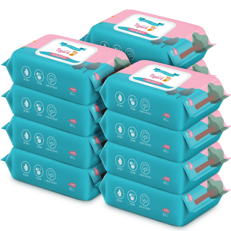 High Quality Competitive Baby Wipes Natural Organic Unscented Cleaning wet tissues