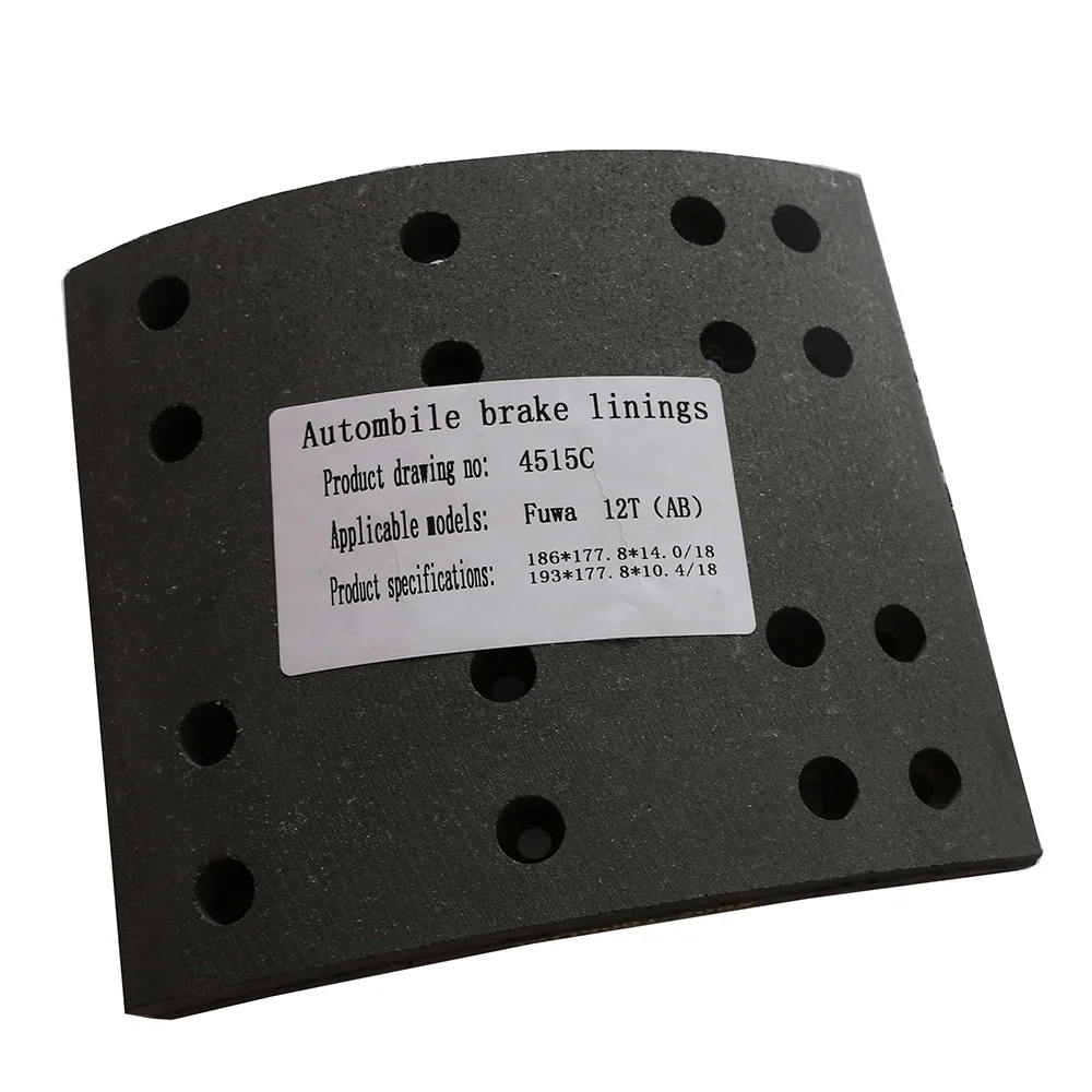 Truck brake system high quality brake linings 4515