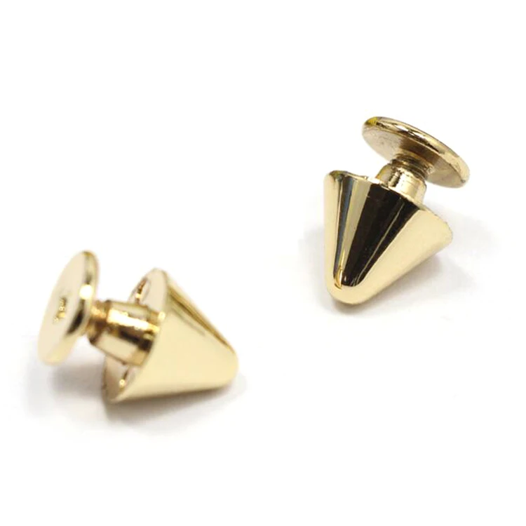 High quality screw metal studs rivets for shoes bags