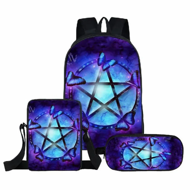 3PCS Custom Your Own Image Backpack Boys Girls Student Custom Print Blank Sublimation Backpack Set For School