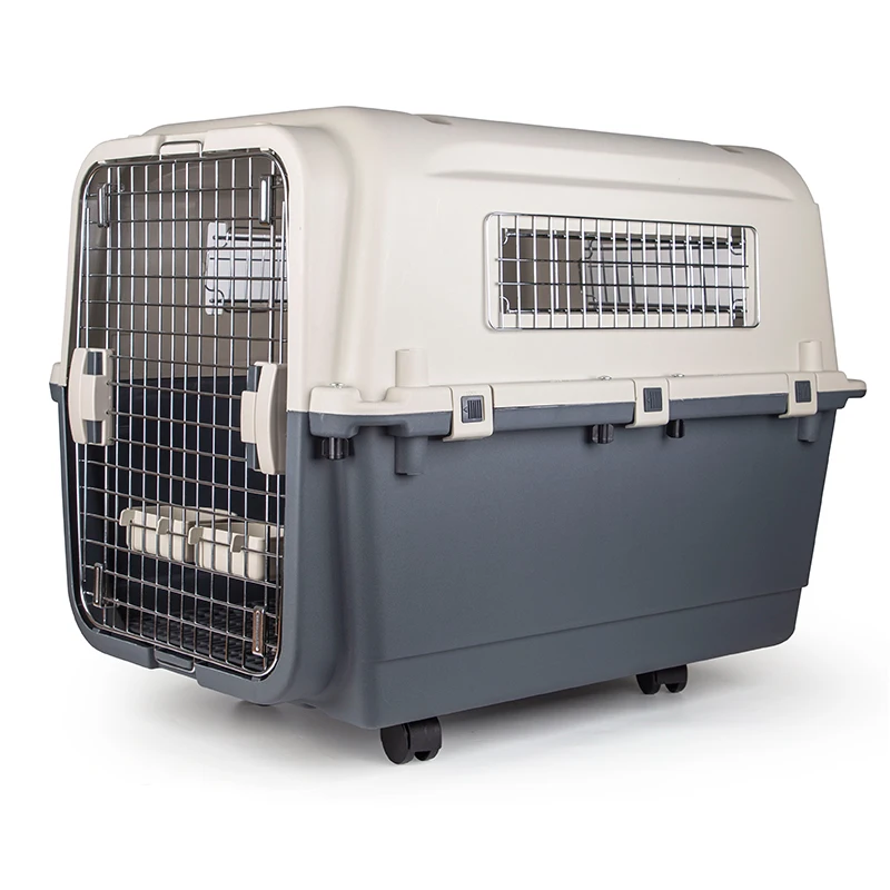 Dog Airplane Carrier  Transport Box Breathable Cat Dog Pet Travel Classic Box