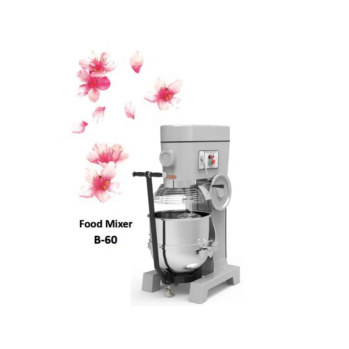 
2019 Newest B Series 20L 30L 40L 50L 60L Food Industrial Home Use Commercial Kitchen Spiral Planetary Dough Food Mixer 