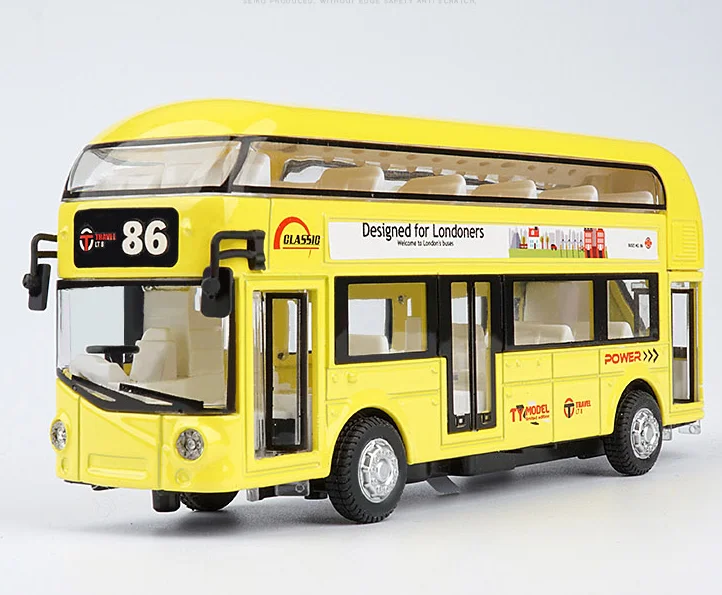 OEM custom 3D New Design Customized Plastic Cartoon Figure Toy Bus