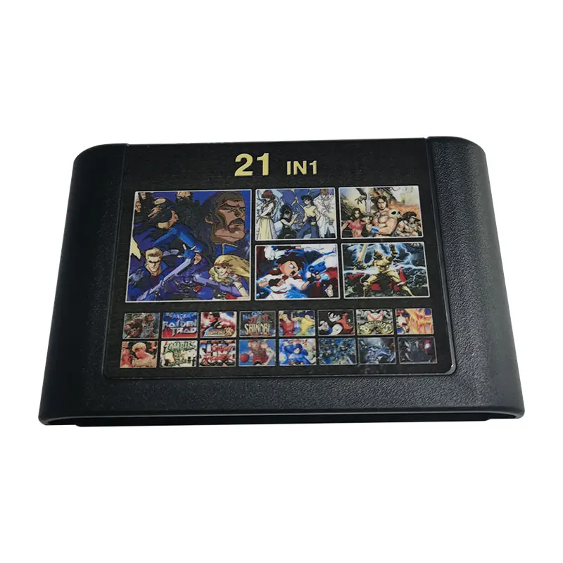 Оптовая продажа 21 в 1 новые картриджи для Sega Mega Drive