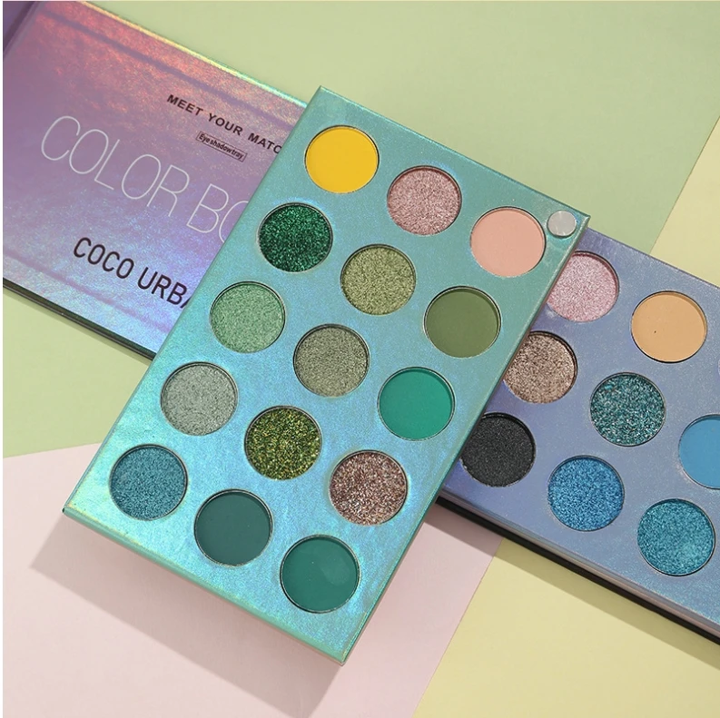 Factory Wholesale Cosplay 60 Colors Eyeshadow Palette Matte Shimmer Glitter Eyeshadow Customized For Party Stage Makeup