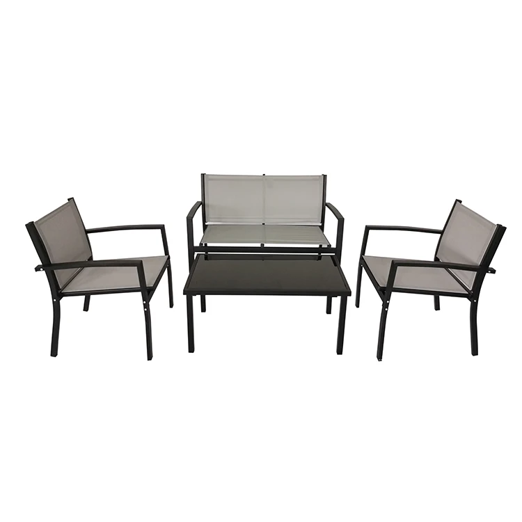Wholesale 4 Pieces Gardeners Eden Furniture Lounge Set Bistro Outdoor Furniture Garden Sofa Set