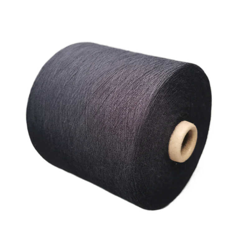 2024 Fashion Style 100% Acrylic Yarn  21S Black Eco-Friendly Acrylic Wool Blended Yarn Anti-pilling Knitting Yarn