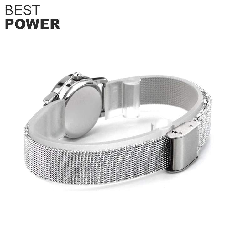 Fashion Women Analog fashion Watches Stainless Steel Mesh Band Quartz Wrist watch