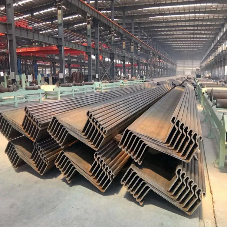 Z Type Hot Rolled 400x125 700x500 Steel Sheet Pile
