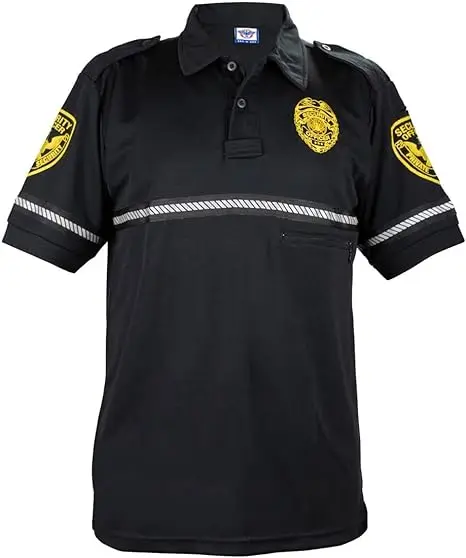 HCSP ecurity guard uniform Tactical  Factory Supplied Printed Logo Short Sleeve Summer Uniforms security uniforms guard set