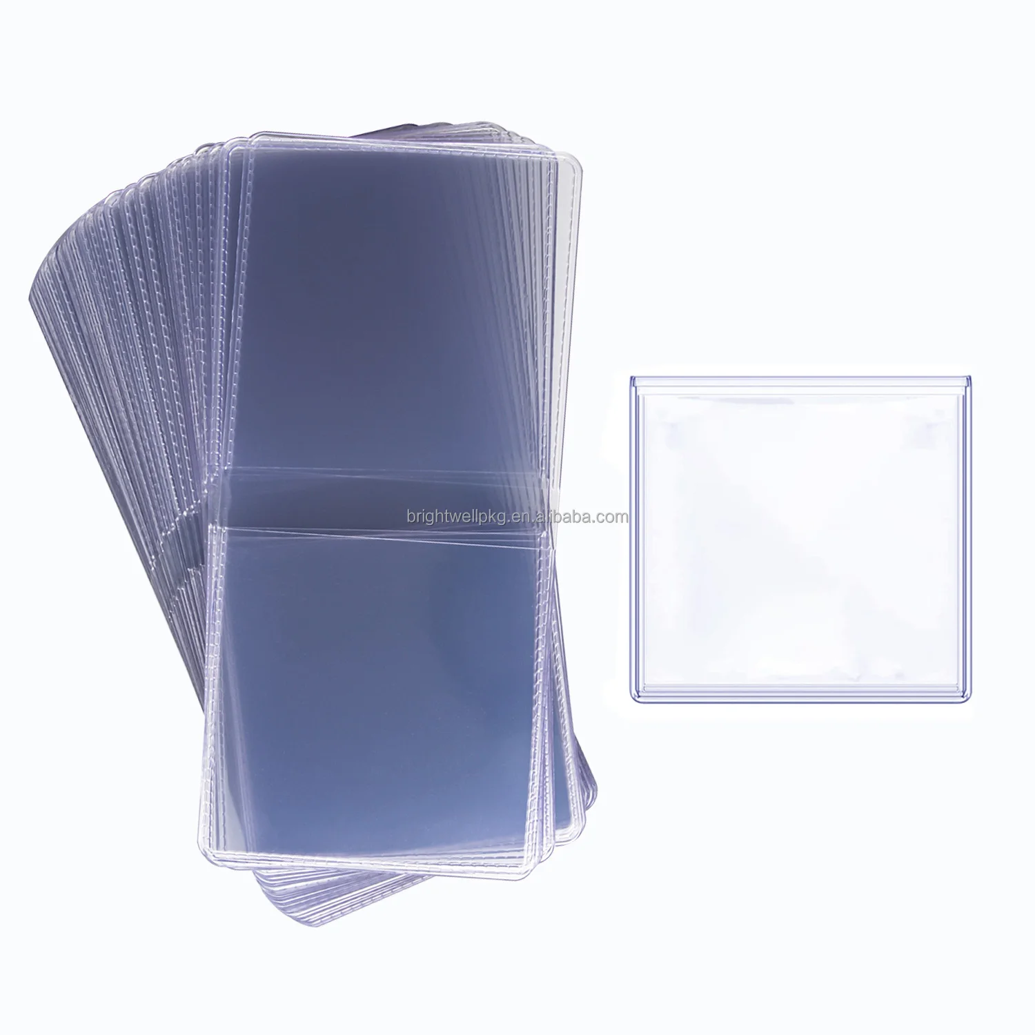 Двойной карман 2x2 виниловые непластифицированные подбрасывания монет рукава пластиковые коллекция для долгосрочной коллекции