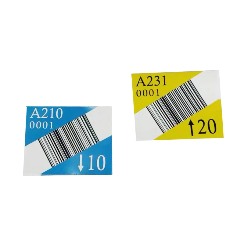 Custom Anti- scratch off  water-proof Printed Variable data Vinyl  Bar-code  labels for warehouse