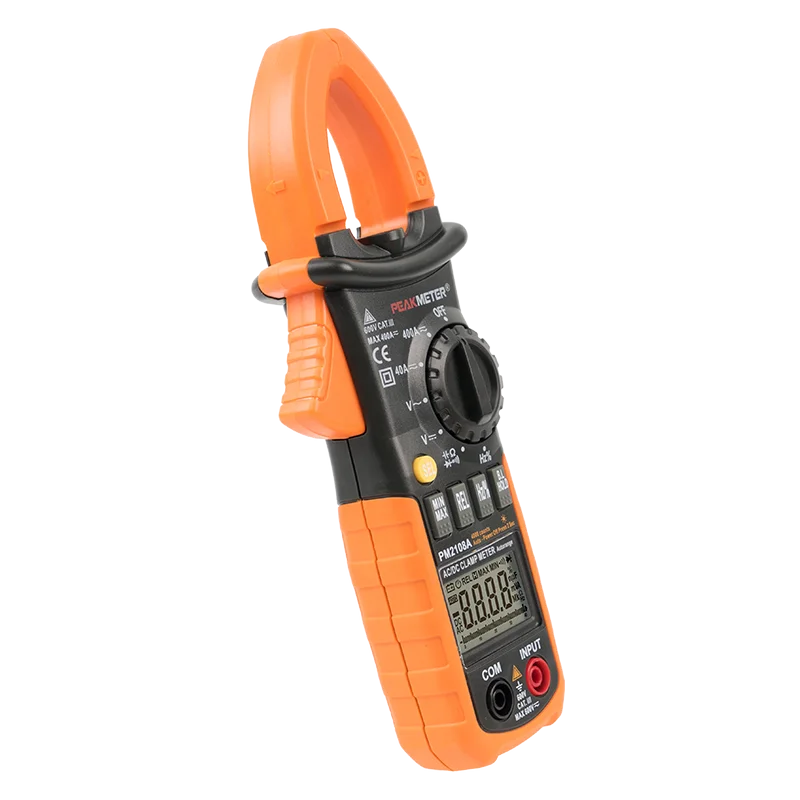 PM2108A / MS2108A 4000 Counts Ac Dc Current bar graph display Clamp Meter , Frequency Measurement Earth Leakage Clamp Meter