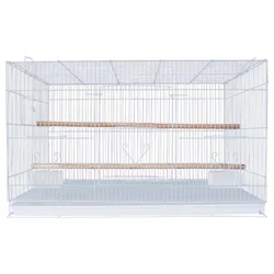 Factory Wholesale High Quality Solid Steel Breathable Large Bird Breeding Cages Pet Parrot House