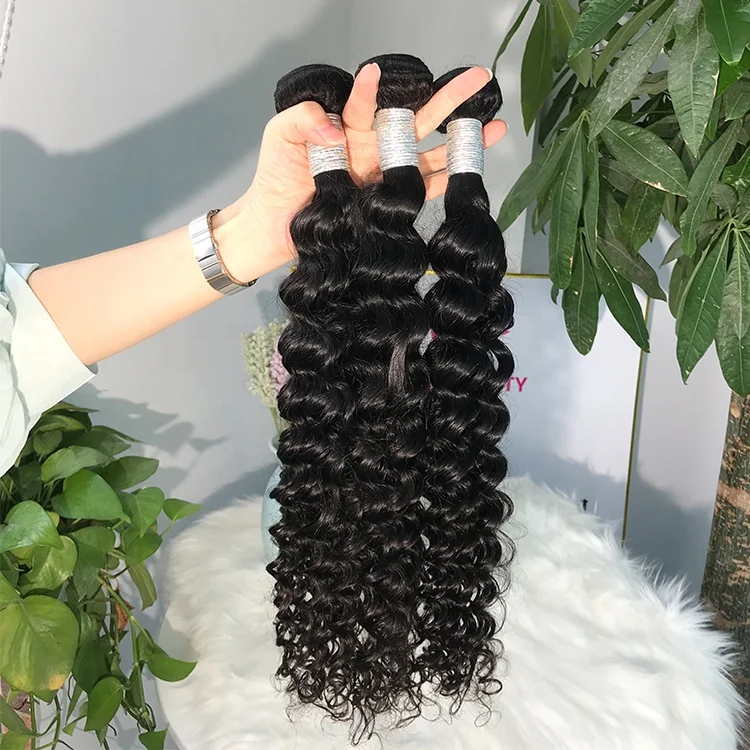 
Hot Beauty Hair Raw Hair 32-40inch Deep Wave Peruvian Deep Curly With Cheap Price 
