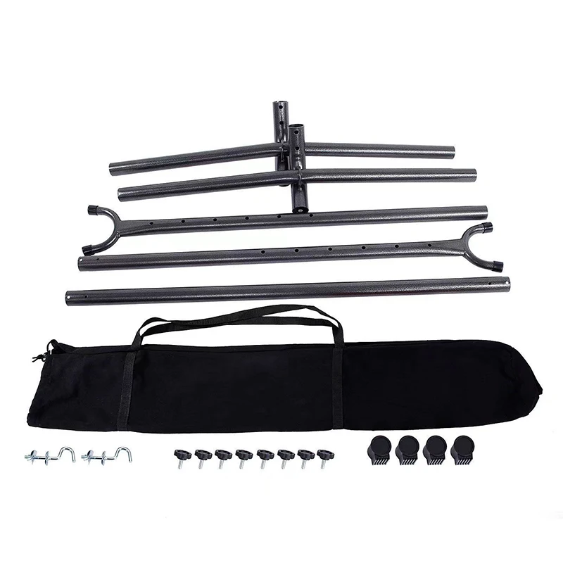 Wholesale  Portable outdoor Hammock Folding Double Hanging Nylon Swing Outdoor Camping Beach Garden Hammocks with stand