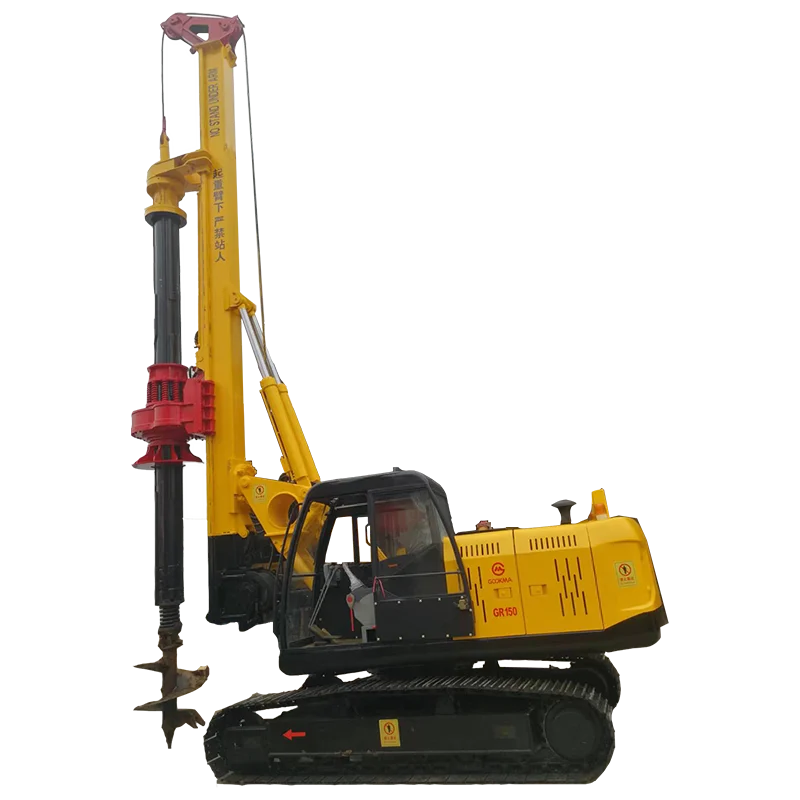 Vertical auger ground small rotary drill 1-15m holes suitable for various sites