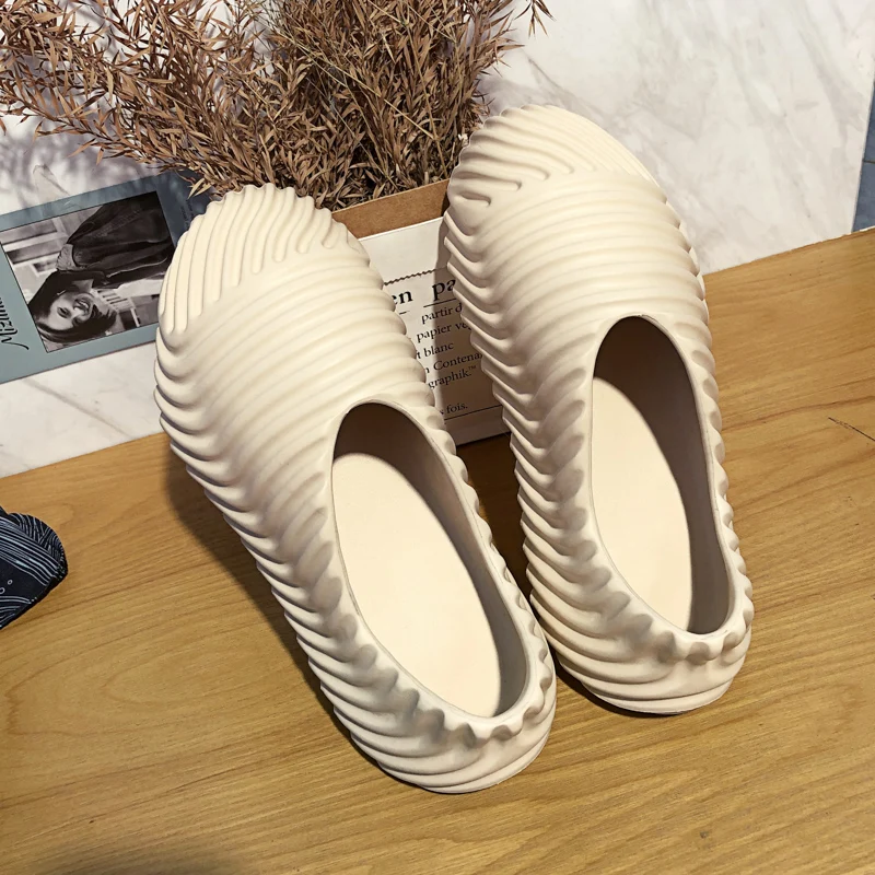 Новинка пляжные сандалии yeezy обувь для воды с отверстиями спортивные сандалии-скелетоны из
