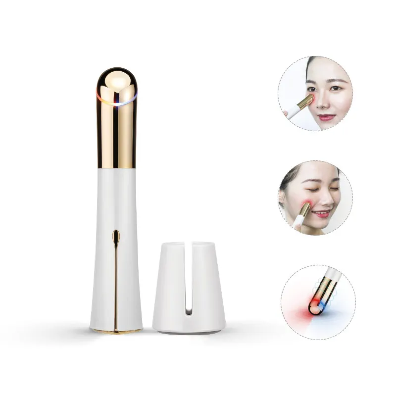 Волшебная ручка для снятия морщин с глаз и воды, прибор для красоты глаз, теплый массажер для лица для домашнего использования, подарок леди