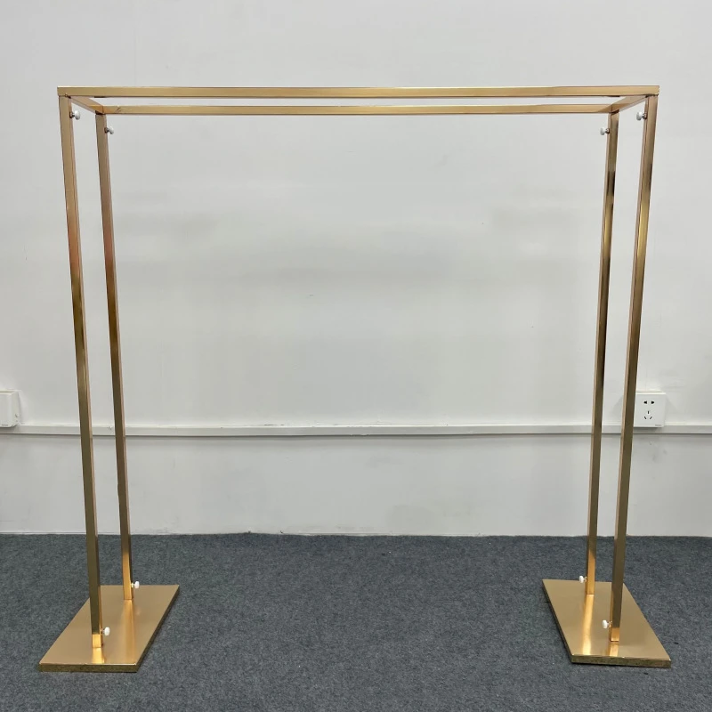 4 PCS Wedding Arch Background Flower Stand Birthday Party Outdoor Balloon Stand Frame Floral Arrangement Table Decoration