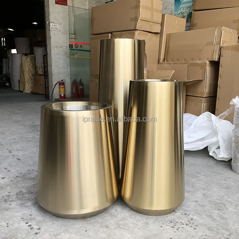 Metal luxury chinese vase /golden vase / floor vase