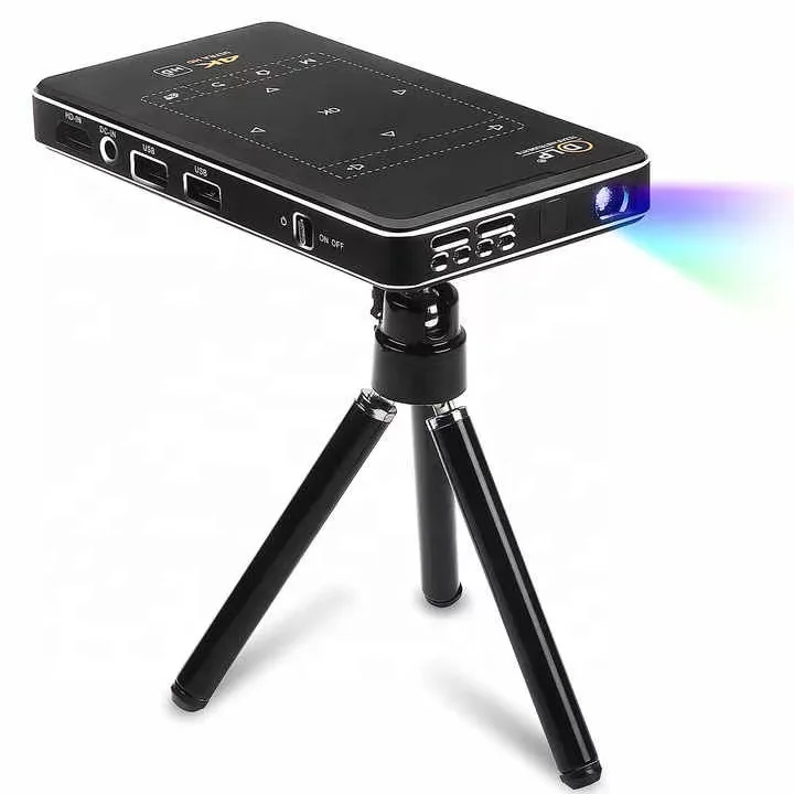 Mini Portable Pocket Wireless Touch 3D Video Projector 5G Wifi Optional Ultra HD Movie Beamer Home Cinema Small 4K DLP Projector