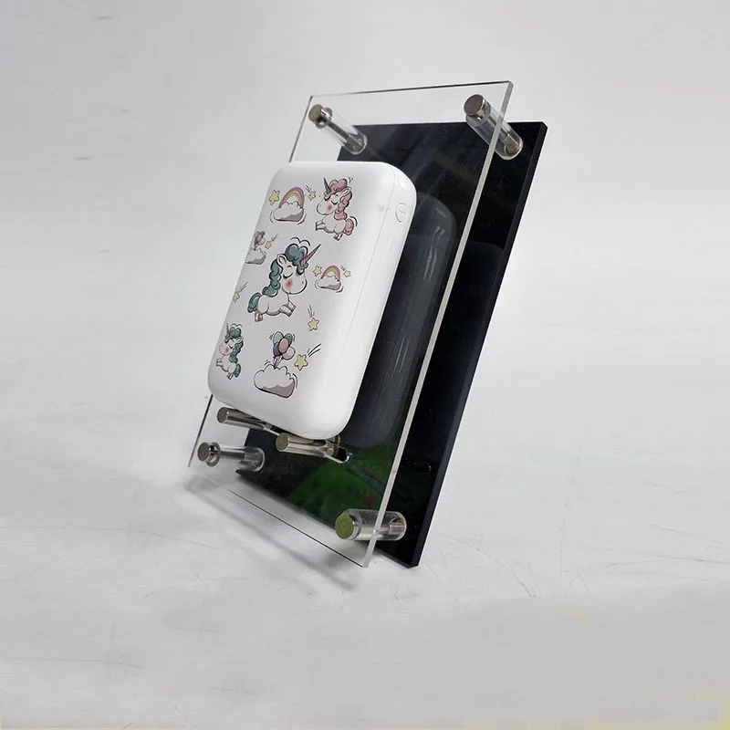 Factory custom clear phone accessories pmma plexiglass acrylic power bank display stand holder acrylic display for power bank