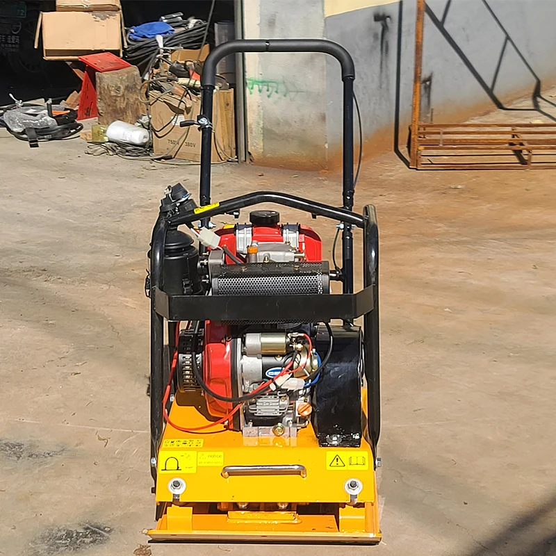 6.5hp tamper rammer vibration 100plate compactor   diesel  reversible plate compactor 	 120 kg vibrating plate compactor