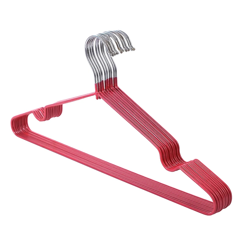 Hottest Sales Strong Wire Metal Clothes hanger Rubber Both wet and dry Coat hanger