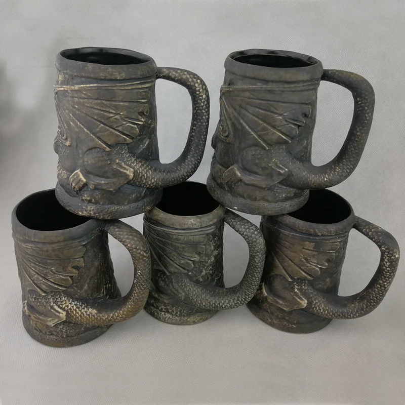  New Design Multi Colour House Lannister Ceramic Stein Beer Mug Game of