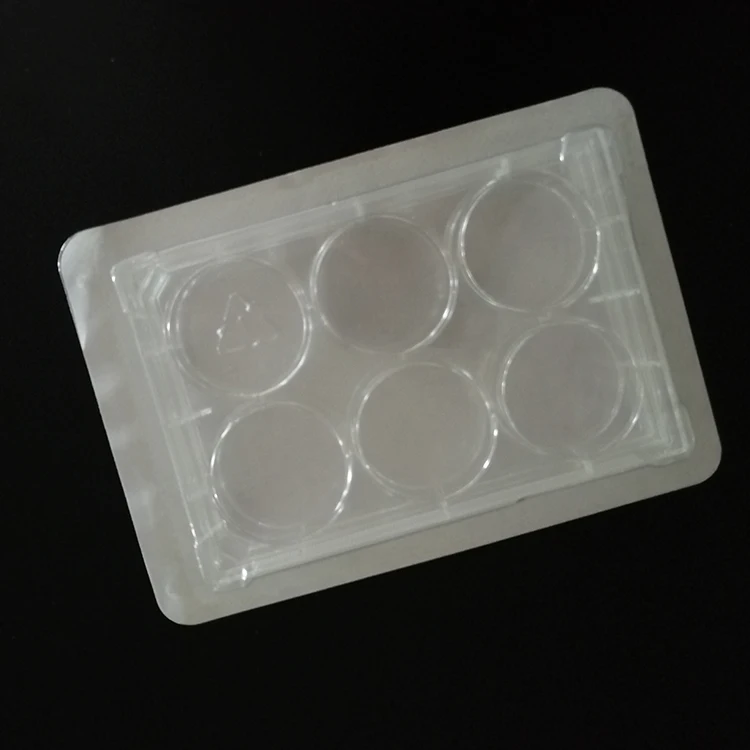 Disposable Lab Product  6 wells Cell Culture Plate
