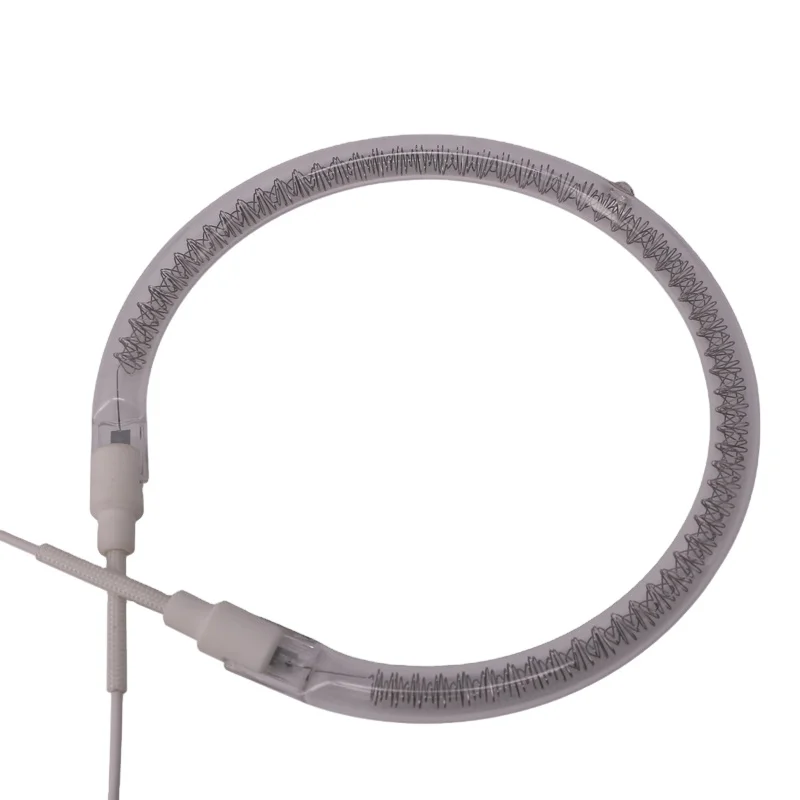 1300w circular halogen infrared heating lamp halogen infrared heating lamp for Microwave Oven Air fryer