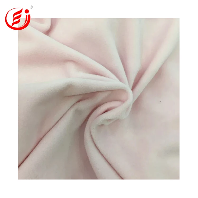 100% polyester Spandex Super Soft Velvet Dyed polyurethane fibre fabric for Leisure Wear and Toy