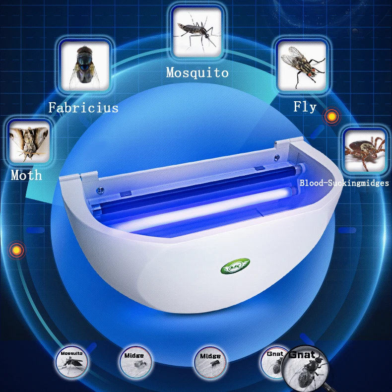 Flying Insect Trap Plug-In, Mosquito Trap Gnat Killer Indoor, Safe Non-Toxic UV Attractant Night Light Fly Trap