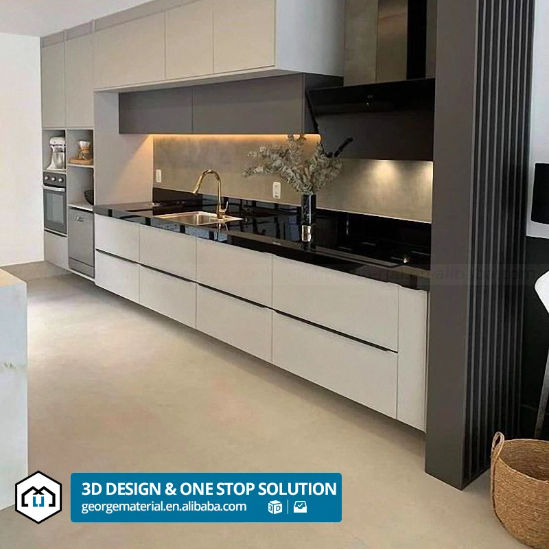 automatic Luxury Modern Good Sales Complete Stainless Steel Kitchen Unit Set Aluminum Cabinet Design For Kitchen