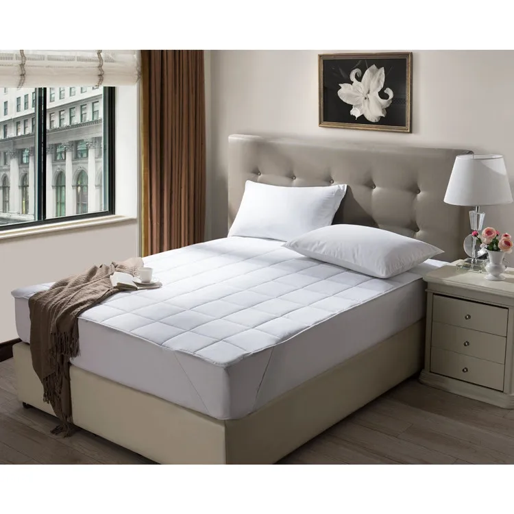 Hypoallergenic Mattress Pad Protector waterproof mattress cover Knit big pocket Fitted Sheet Bed Cover