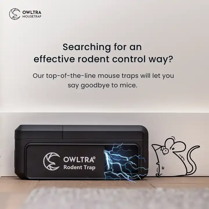 [Owltra] безопасная эффективная Водонепроницаемая Электронная ловушка для мышей-убийц грызунов борьбы с вредителями автоматическая мышей электрическая крыс