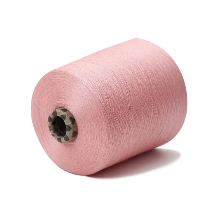 Combed Colored Mercerized Cotton Yarn 100% Viscose Ring Spun Yarn 2/30s Cotton Spinning