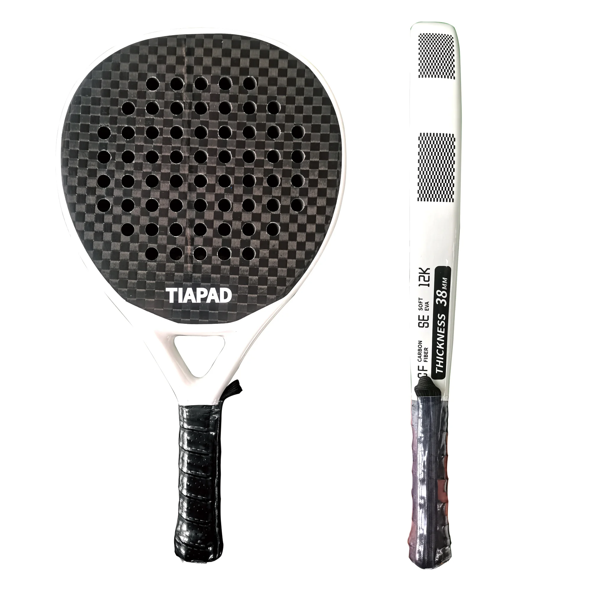 Wholesale hot sale racchetta padel Inexpensive padel racket with pmi foam high quality brand padel racket