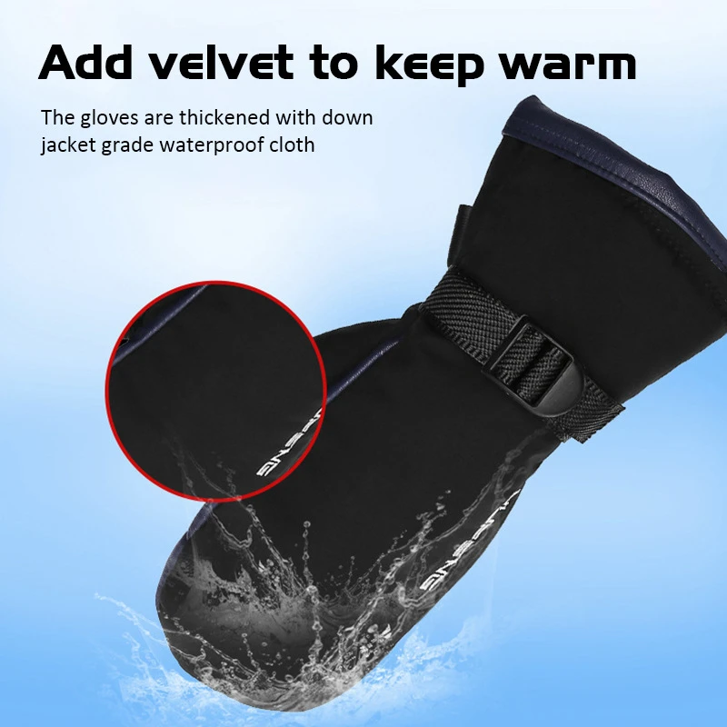 Efficiency adult children Heat Control Button rechargeable electrical battery cold climate double side heated gloves