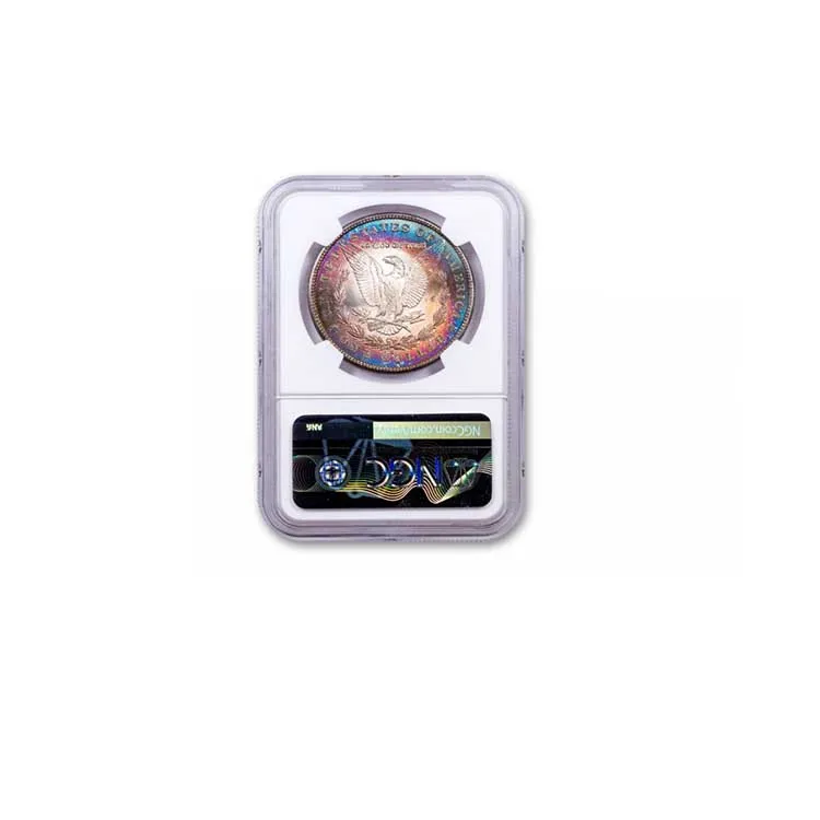 28Mm Coin Holder Capsules Challenge Slabs Acrylic Coin Capsule Holder Box Coin Storage Container