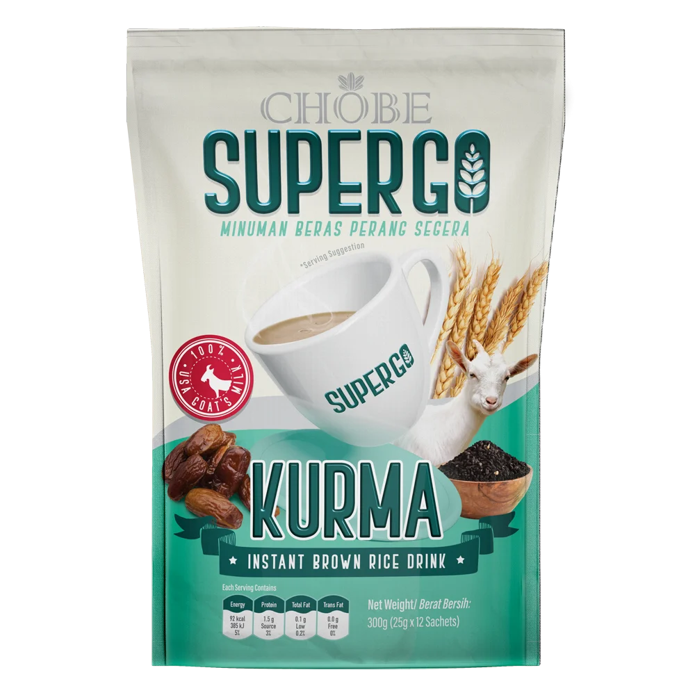  Мгновенный напиток из коричневого риса CHOBE SUPERGO-козье молоко +
