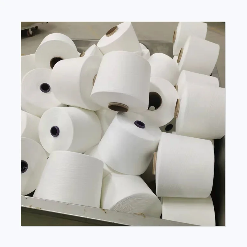 Polyester Viscose TR 85/15 80/20 Vortex spinning blended melange yarn for knitting