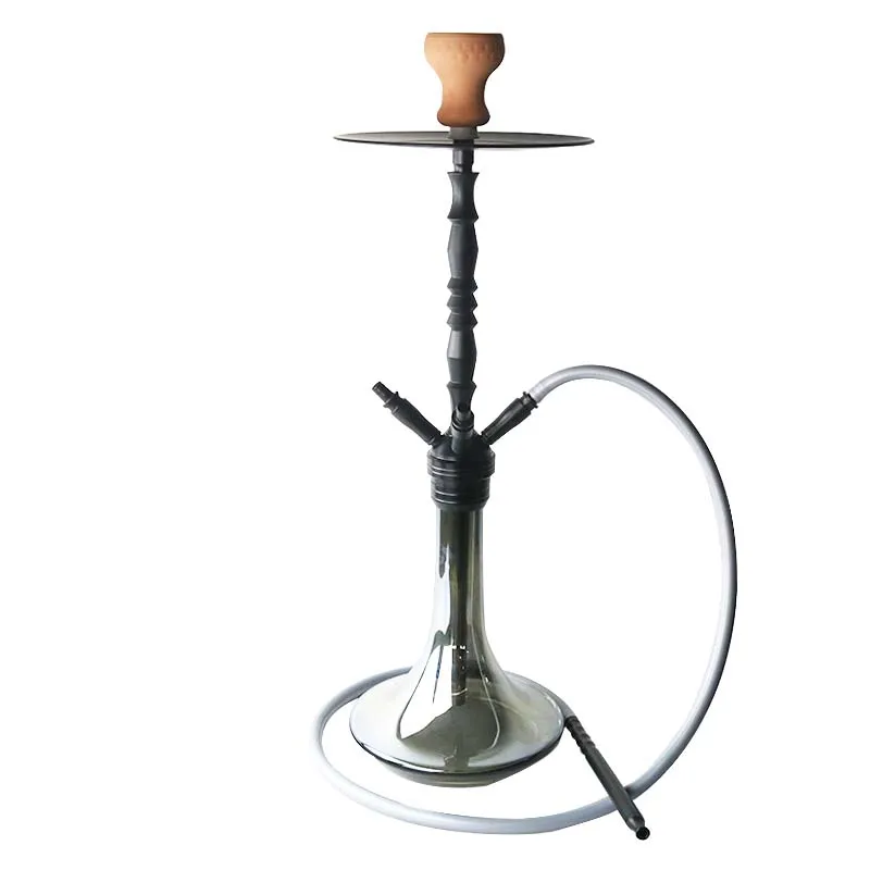 
 Стеклянный кальян большого размера, 1 шт., металлический Набор для 4-местного кальяна, керамическая чаша, силиконовый шланг для курения угля, аксессуары для наргиле  