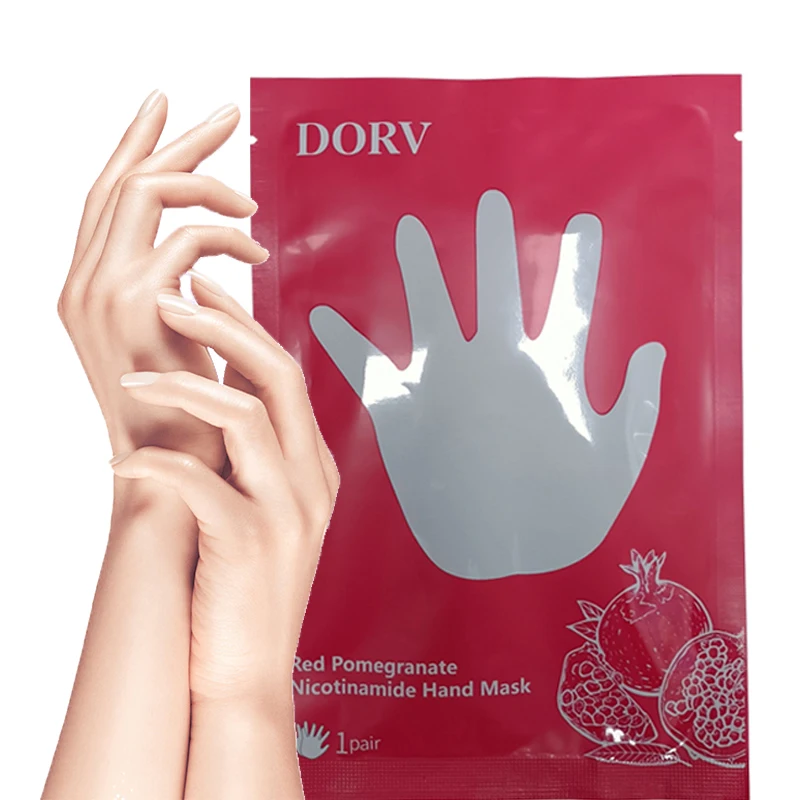 Оптовая продажа натуральной органической персиковой пилинговой маски для Рук Перчатки Уход за кожей рук увлажняющая отшелушивающая восстанавливающая маска для рук